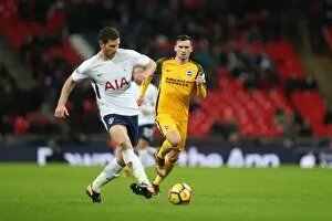 Images Dated 13th December 2017: Battle at Wembley: Tottenham Hotspur vs. Brighton and Hove Albion in the Premier League (13DEC17)