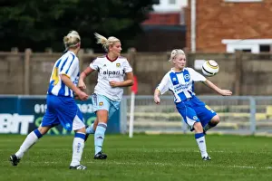 Women's Match Prints: Battle of the Women's Football Field: Brighton & Hove Albion vs