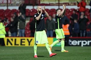 Images Dated 5th February 2017: Battling in the Championship: Brentford vs. Brighton & Hove Albion (05FEB17)