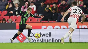 Stoke City 06JAN24 Prints: Battling FA Cup: Brighton and Hove Albion vs Stoke City at bet365 Stadium (06JAN24)