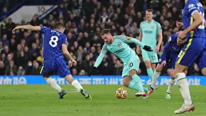 Chelsea 29DEC21 Prints: Battling it Out: Chelsea vs. Brighton and Hove Albion at Stamford Bridge (Premier League)