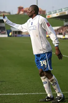 Baz Savage Celebrates First Goal for Brighton And Hove Albion with Moonwalk at Sixfields Stadium