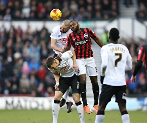 Derby County 06DEC14 Prints: Bent Goes for Glory: Derby vs. Brighton & Hove Albion