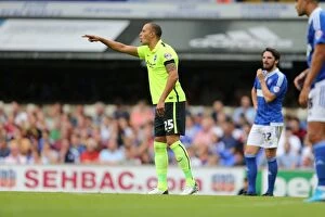 Images Dated 29th August 2015: Bobby Zamora Debuts for Brighton & Hove Albion against Ipswich Town in Sky Bet Championship