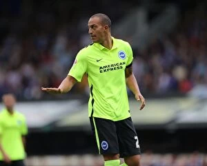 Images Dated 29th August 2015: Bobby Zamora Debuts for Brighton and Hove Albion against Ipswich Town in Sky Bet Championship