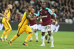 Bong vs. Antonio: Intense Clash Between West Ham and Brighton in Premier League (20OCT17)