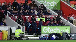 In The Dugout Prints: Brentford v Brighton and Hove Albion Premier League 03APR24