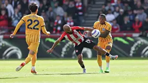 Brentford Midfielder Bryan Mbeumo 19 Prints: Brentford v Brighton and Hove Albion Premier League 19APR25