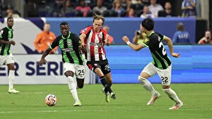 Images Dated 27th July 2023: Brentford vs. Brighton and Hove Albion: Pre-Season Clash at Mercedes-Benz Stadium (USA Tour 2023)