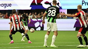 Images Dated 27th July 2023: Brentford vs. Brighton and Hove Albion: Pre-Season Clash at Mercedes-Benz Stadium (USA Tour 2023)