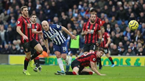 Images Dated 28th December 2019: Brighton and Bournemouth Face Off in Premier League Clash at American Express Community Stadium