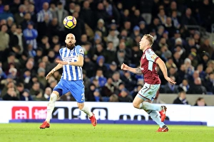 Burnley 16DEC17 Prints: Brighton & Burnley Clash: Bruno vs. Arfield in Premier League Showdown (16DEC17)