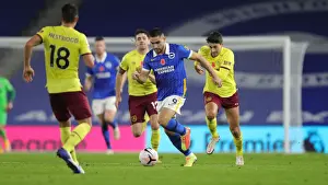 Burnley 06NOV20 Prints: Brighton and Burnley Clash in Premier League Action at American Express Community Stadium (06NOV20)