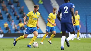 Covid Guidance Prints: Brighton and Chelsea Clash in 2020: Pre-Season Friendly at American Express Community Stadium