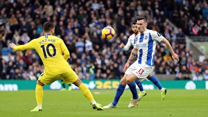 Images Dated 16th December 2018: Brighton and Chelsea Face Off in Premier League Clash at American Express Community Stadium