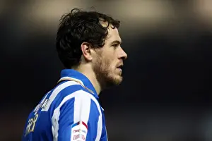 Derby County - 12-01-2013 Prints: Brighton Derby: Gordon Greer in Action during Brighton & Hove Albion vs Derby County