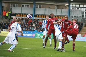 Scunthorpe United Prints: Brighton & Hove Albion: 2008-09 Home Match vs. Scunthorpe United