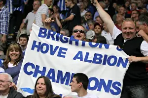 Notts County Prints: Brighton & Hove Albion 2010-11 Away: Notts County - A Past Season Game