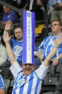 Notts County Prints: Brighton & Hove Albion 2010-11 Away: Notts County - A Past Season Game