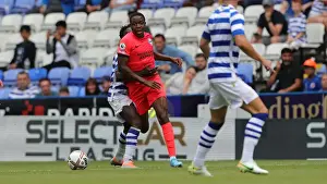 New Crimson Away Shirt Season 22 23 Prints: Brighton and Hove Albion in Action against Reading at the Select Car Leasing Stadium (23JUL22)