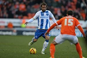 Images Dated 29th December 2013: Brighton & Hove Albion Away at Blackpool (2013-14 Season)