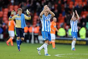 Blackpool 27-10-2012 Prints: Brighton & Hove Albion Away at Blackpool - October 27, 2012