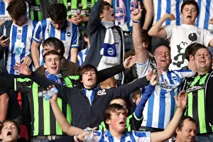 Crowd Shots Away Days 2011-12 Prints: Brighton & Hove Albion Away Days 2011-12: A Sea of Supporters