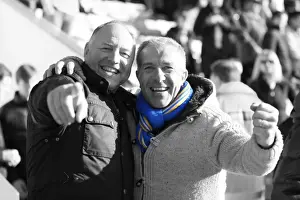 Crowd Shots Away Days - 2013-14 Prints: Brighton and Hove Albion Away Days 2013-14: Fervent Crowds at AFC Bournemouth (November 30)