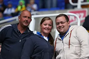 Crowd Shots Away Days - 2013-14 Prints: Brighton and Hove Albion Away Days 2013-14: Seafront Fans at Reading
