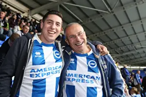 Crowd Shots Away Days - 2013-14 Prints: Brighton and Hove Albion Away Days 2013-14: Seafront Fans at Reading