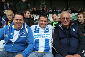 Crowd Shots Away Days - 2013-14 Prints: Brighton and Hove Albion Away Days 2013-14: Yeovil Town - Fan Crowd Moments