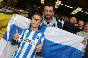 Images Dated 4th October 2014: Brighton & Hove Albion: Away Game at Watford (04OCT14)