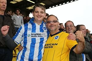 Images Dated 4th October 2014: Brighton & Hove Albion: Away Game at Watford (October 4, 2014)