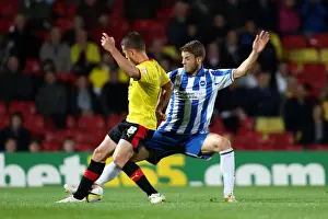 Watford - 18-09-2012 Prints: Brighton & Hove Albion Away Game at Watford (2012-13 Season): 18-09-2012