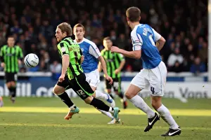 Prints of Brighton And Hove Albion Past Seasons: Season 2011-12: 2011-12 Away Games: Peterborough - 21-01-12 2011-12 Away Games Prints: Brighton & Hove Albion: Away at Peterborough United (2011-12 Season) - A Journey Back in Time