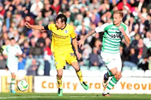 Yeovil Town 19-10-2013 Prints: Brighton & Hove Albion Away at Yeovil Town (2013-14 Season) - October 19, 2013
