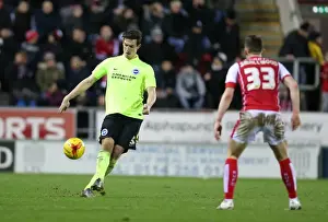 Rotherham United 12JAN16 Prints: Brighton and Hove Albion Battle Rotherham United in Championship Showdown (12JAN16)