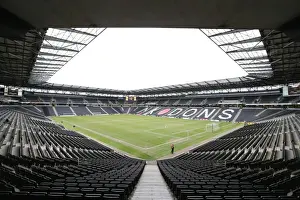 Brighton and Hove Albion Celebrate Championship Victory over MK Dons (19MAR16)