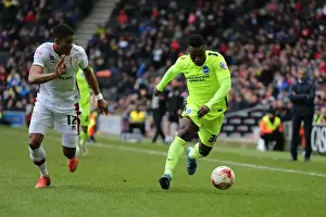 Brighton and Hove Albion Celebrate Championship Victory over MK Dons (19MAR16)