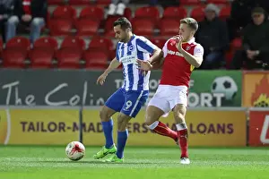 Brighton and Hove Albion Celebrate Championship Victory at Rotherham United (07MAR17)