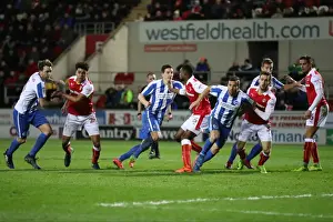 Brighton and Hove Albion Celebrate Championship Victory at Rotherham United (07MAR17)