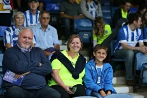 Images Dated 11th August 2015: Brighton and Hove Albion Celebrate Victory Over Southend United in 2015 Capital One Cup Match
