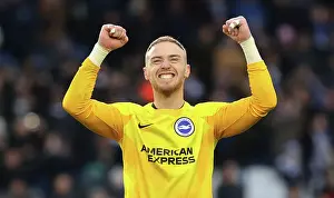 Brighton and Hove Albion Celebrate Victory Over West Ham United in Premier League Clash (04MAR23)