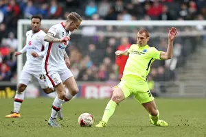 Brighton and Hove Albion Clinch Championship Victory over MK Dons (19MAR16)