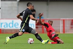 Images Dated 16th July 2016: Brighton and Hove Albion Take on Crawley Town in Pre-Season Championship Clash, July 16, 2016