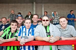 Images Dated 10th August 2012: Brighton And Hove Albion Crowd Shots: Crowd Shots Away Days 2012-13