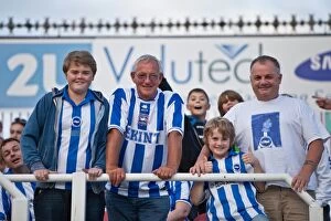 Images Dated 14th August 2012: Brighton And Hove Albion Crowd Shots: Crowd Shots Away Days 2012-13