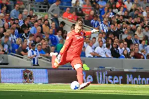 Hull City 12SEP15 Prints: Brighton & Hove Albion: David Stockdale Kicks Away in Sky Bet Championship Clash vs