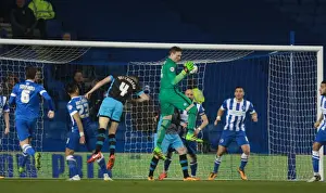 Sheffield Wednesday 08MAR16 Prints: Brighton & Hove Albion: David Stockdale Saves Cross vs. Sheffield Wednesday (08.03.2016)
