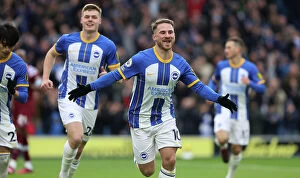 Images Dated 4th March 2023: Brighton and Hove Albion Take Early Lead Over West Ham United